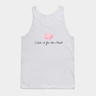 Monet Artist Pun Illustration Tank Top